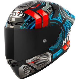 KYT TT-Revo Synchrotron E06 Full Face Helmet - Black/Grey/Red