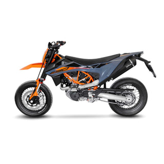 LoeVince Full Exhaust System Db(A) Nero Stainless Black for Gas Gas 690 Enduro R / SMC R '19-24 GG ES700 '22-24