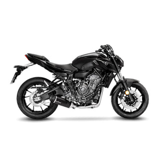 LeoVince LV One Evo SC Stainless Black Full Exhaust System Yamaha R7, MT-07 & XSR700