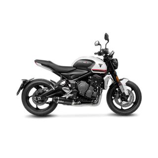 LeoVince LVFS14385EBU LV One Evo SC Stainless Black Full Exhaust System Triumph