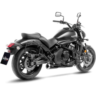 LeoVince GP One Stainless Black Full Exhaust System for Kawasaki Vulcan S 650