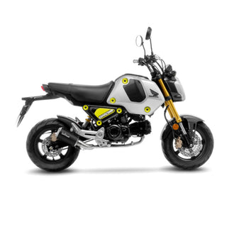 LoeVince LV-10 Full Exhaust System Stainless Black for Honda MSX 125 / Grom 22-24