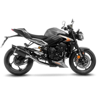 LeoVince LV-14 R Black Edition Full Exhaust System for Triumph Street Triple 765