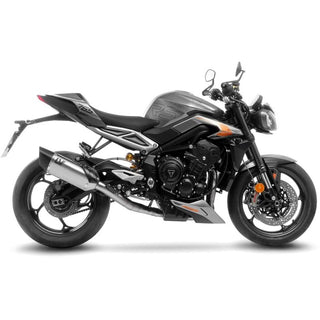 LeoVince LV-14 R Stainless Steel Full Exhaust System Triumph Street Triple 765