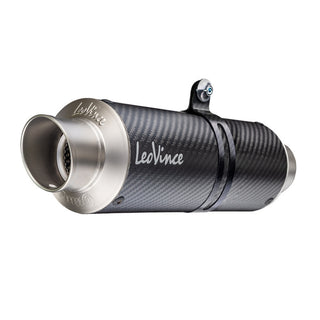 LeoVince GP Corsa Matte Carbon Full Exhaust System for Kawasaki Z125 Pro