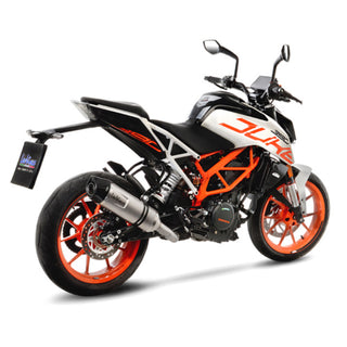 LeoVince LV One Evo Stainless Slip-On Exhaust for KTM Duke 125 390 RC125 & RC390