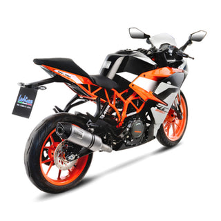 LeoVince LV One Evo Stainless Slip-On Exhaust for KTM Duke 125 390 RC125 & RC390
