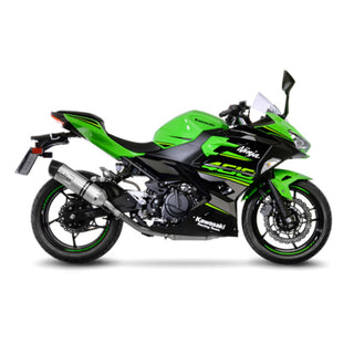 LeoVince LV One Evo Stainless Steel Slip-On Exhaust for Kawasaki Ninja 400, Z400
