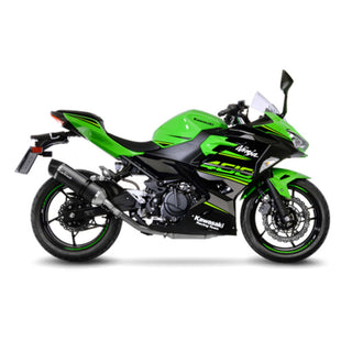 LeoVince LV One Evo Carbon Slip-On Exhaust for Kawasaki Ninja 400 & Z400