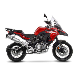 LoeVince LV One Evo Slip-On Exhaust A Stainless for Benelli TRK 502 X '18> (Ok With Orig. Pann / C Stand)