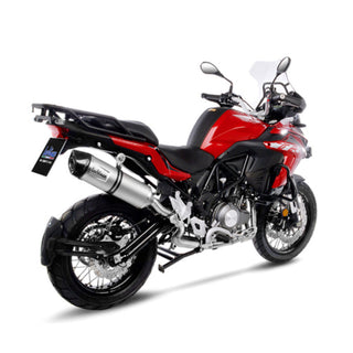 LoeVince LV One Evo Slip-On Exhaust A Stainless for Benelli TRK 502 X '18> (Ok With Orig. Pann / C Stand)