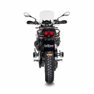 LeoVince LV One Evo Stainless Black Slip-On Exhaust Moto Guzzi V85 TT 2019+