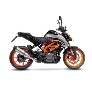 LeoVince LV One EVO Slip-On Exhaust Stainless Steel For KTM Duke 125 / 390 2021-2023
