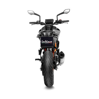 LeoVince LV One EVO Slip-On Exhaust Stainless Steel For KTM Duke 125 / 390 2021-2023
