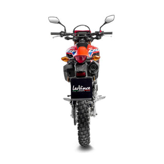 LoeVince LV One Evo Slip-On Exhaust Stainless Black for Honda CRF 300 L / CRF 300 Rally 21-24