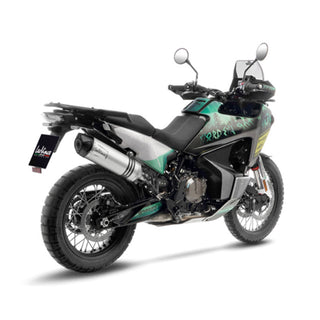 LoeVince LV One Evo Slip-On Exhaust Stainless for CF Moto CF 800 MT/MTX  22-26 / Husq Nord 901 22-26 / KTM 790/890 Adv/SMT '19 - 24