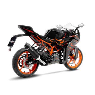 LeoVince LV One Evo Stainless Black Slip-On Exhaust KTM RC125 / RC390 2022+