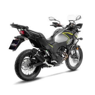 LeoVince LV One Evo Stainless Black Slip-On Exhaust Kawasaki Versys-X 300 2017+