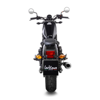LeoVince Classic Racer Black Stainless Slip-On Exhaust Honda CMX500 Rebel 2017+