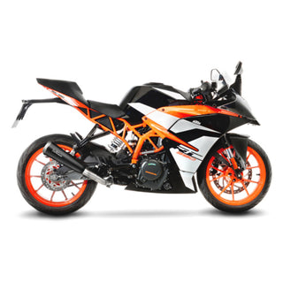 LeoVince GP One Stainless Black Slip-On Exhaust KTM Duke 125 / 390 & RC125 / RC390
