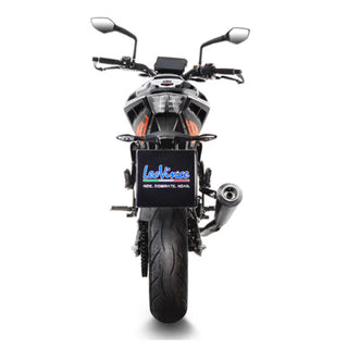 LeoVince GP One Stainless Black Slip-On Exhaust KTM Duke 125 / 390 & RC125 / RC390