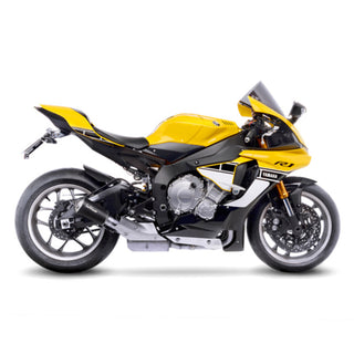 LeoVince LV-10 Stainless Black Slip-On Exhaust Yamaha YZF-R1 / R1M 2015+