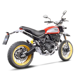 LoeVince Link Pipe (Cat Elim.) Stainless for Ducati Scrambler 800 23-24
