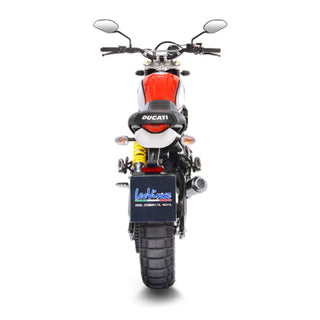 LoeVince Link Pipe (Cat Elim.) Stainless for Ducati Scrambler 800 23-24
