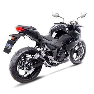 LeoVince LV-10 Stainless Black Slip-On Exhaust Kawasaki Ninja 250 / 300R & Z250 / Z300