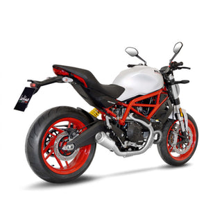LoeVince LV-10 Slip-On Exhaust Stainless for Ducati Monster 797  17 -20 / Scrambler 800 15-20