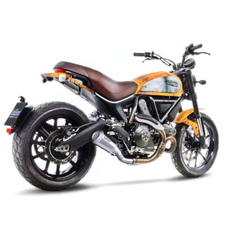 LoeVince LV-10 Slip-On Exhaust Stainless for Ducati Monster 797  17 -20 / Scrambler 800 15-20