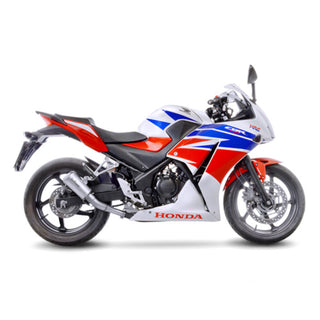 LoeVince LV-10 Slip-On Exhaust Stainless for Honda CBR 300 R 14-17