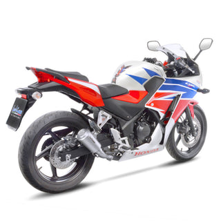 LoeVince LV-10 Slip-On Exhaust Stainless for Honda CBR 300 R 14-17