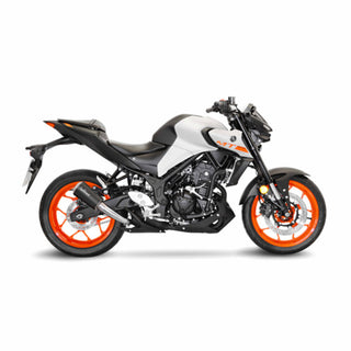 LeoVince LV-10 Stainless Black Slip-On Exhaust Yamaha YZF-R25 / R3 / MT-25 / MT-03