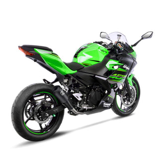 LeoVince LV-10 Full Black Stainless Slip-On Exhaust Kawasaki Ninja 400 / Z400 2018+