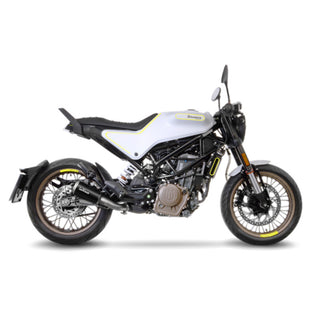 LeoVince LV-10 Stainless Black Slip-On Exhaust Husqvarna Svartpilen 401 / Vitpilen 401