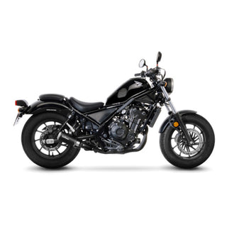 LeoVince LV-10 Stainless Black Slip-On Exhaust Honda CMX500 Rebel 2017+