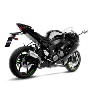 LeoVince LV-10 Slip-On Exhaust Stainless Steel For Kawasaki ZX-6R Ninja 2009-2016