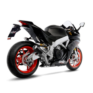 LeoVince LV-10 Stainless Black Slip-On Exhaust Aprilia RSV4 RR 1000 / Tuono V4 1100 2019-2020