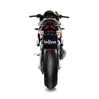 LeoVince LV-10 Stainless Black Slip-On Exhaust Aprilia RSV4 RR 1000 / Tuono V4 1100 2019-2020