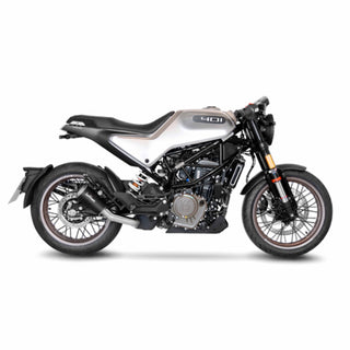 LeoVince LV-10 Black Edition Slip-On Exhaust Stainless Steel For Husqvarna Svartpilen 125 2021-2023