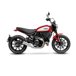 LeoVince LV-10 Stainless Steel Slip-On Exhaust Ducati Scrambler 800 Icon / Dark 2021+