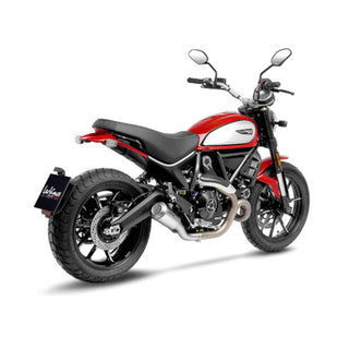 LeoVince LV-10 Stainless Steel Slip-On Exhaust Ducati Scrambler 800 Icon / Dark 2021+