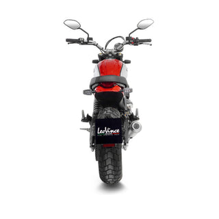 LeoVince LV-10 Stainless Steel Slip-On Exhaust Ducati Scrambler 800 Icon / Dark 2021+