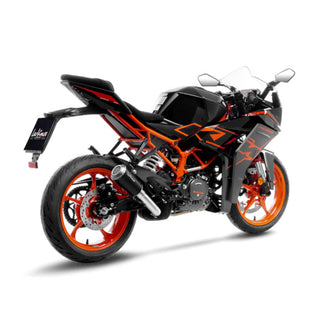 LeoVince LV-10 Stainless Black Slip-On Exhaust KTM RC125 / RC390 2022+