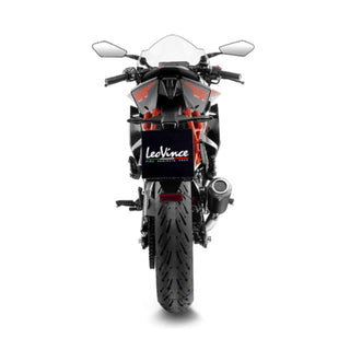 LeoVince LV-10 Stainless Black Slip-On Exhaust KTM RC125 / RC390 2022+