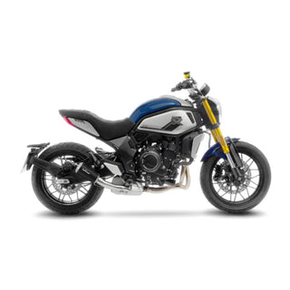 LeoVince LV-10 Stainless Black Slip-On Exhaust CFMOTO 700 CL-X Heritage / Sport 2021+