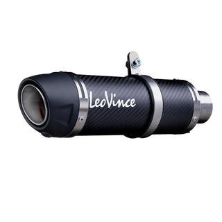 LeoVince GP Corsa EVO Slip-On Exhaust Carbon Fiber For KTM Duke 125 / 390 2021-2023