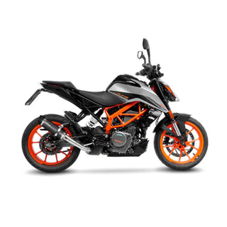 LeoVince GP Corsa EVO Slip-On Exhaust Carbon Fiber For KTM Duke 125 / 390 2021-2023