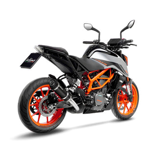 LeoVince GP Corsa EVO Slip-On Exhaust Carbon Fiber For KTM Duke 125 / 390 2021-2023